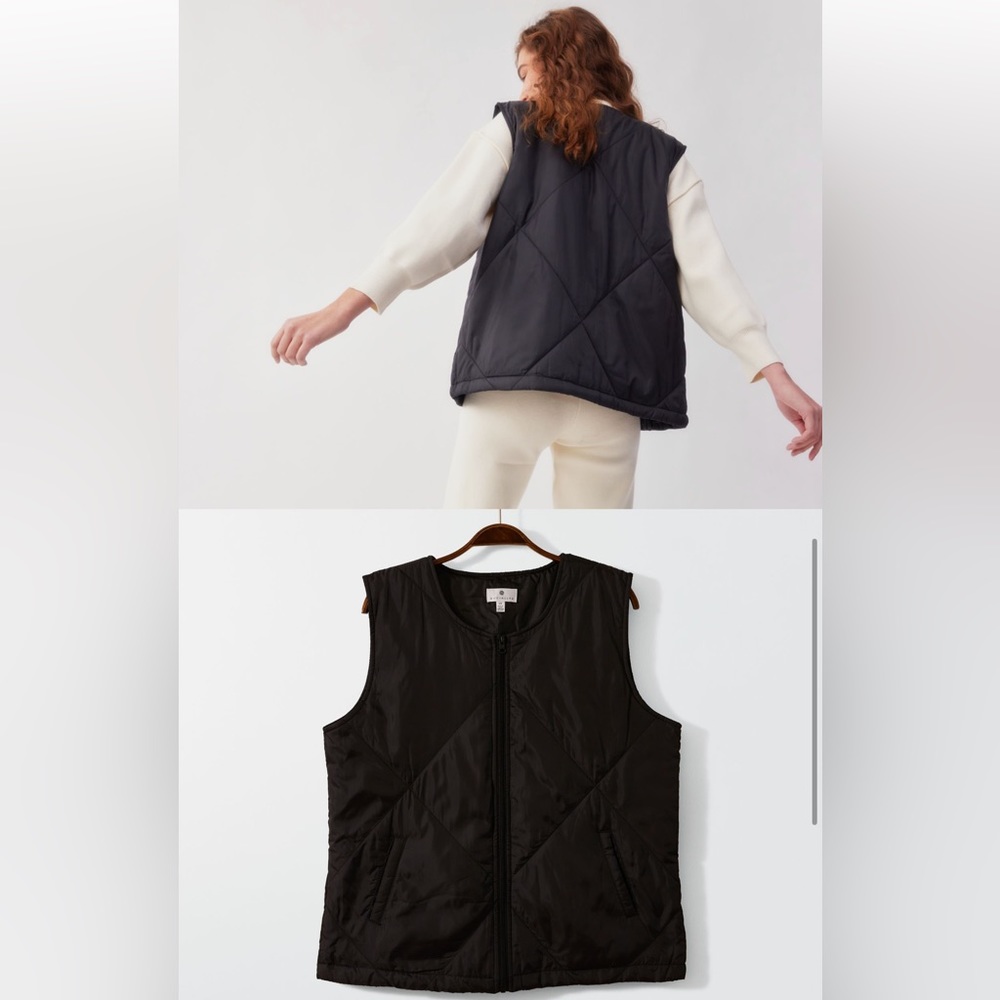 NWT 🖤 HOLD 🖤Mae Puffer Quilted Vest by Socialite - Picture 6 of 8